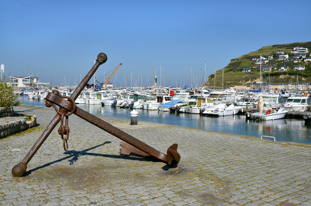 Marine anchor at Fécamp in France - Photo, Image