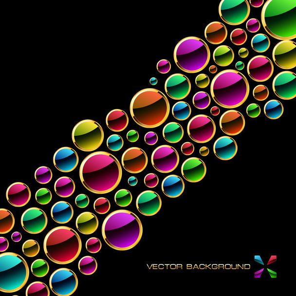 Colorful abstract illustration - Vector, imagen
