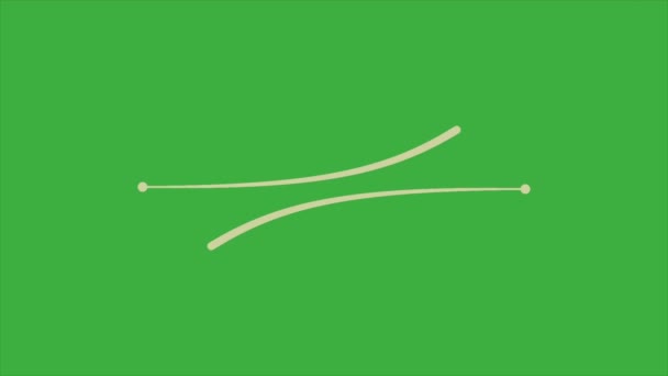 Animation Video-Loop-Leiste auf grünem Hintergrund - Filmmaterial, Video