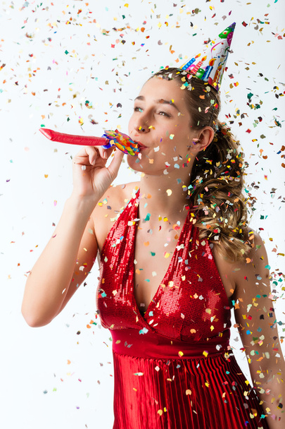 Woman celebrating birthday - Фото, зображення