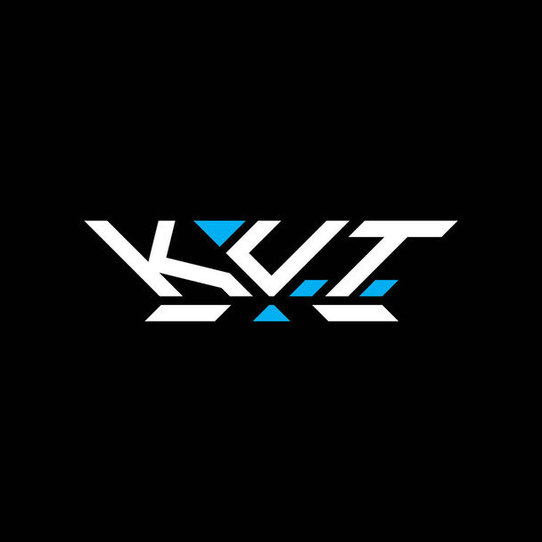 KUT harfi logo vektör tasarımı, KUT basit ve modern logo. KUT lüks alfabe tasarımı   - Vektör, Görsel