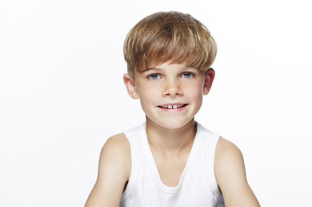 Young boy in vest - Photo, Image