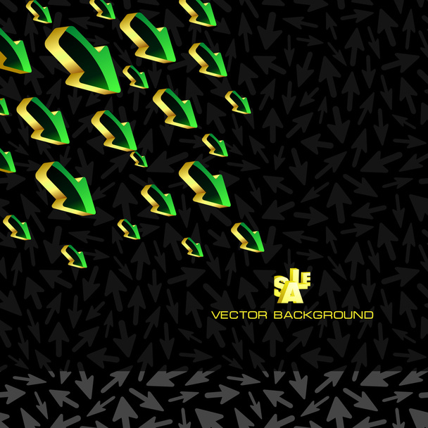 Abstract background with arrows. Vector illustration. - Vektori, kuva