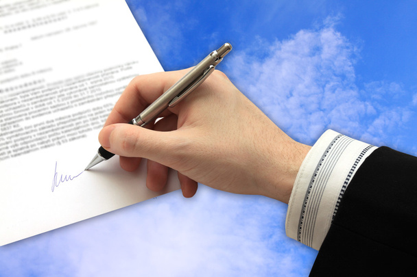 The Signature of Business Contract - Photo, Image