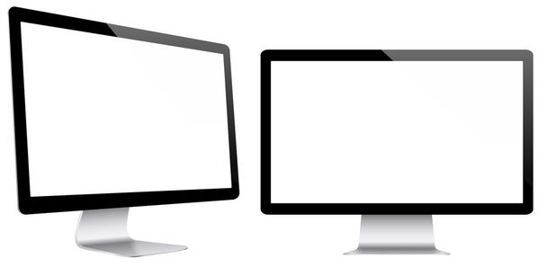 moderne monitor - Vector, afbeelding