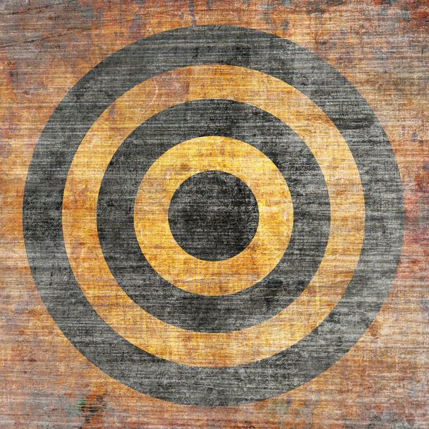 Abstract grunge target - Φωτογραφία, εικόνα
