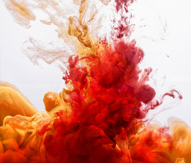 Red and yellow Inks - Foto, immagini