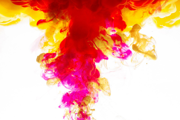 Colorful Inks in water - Foto, imagen