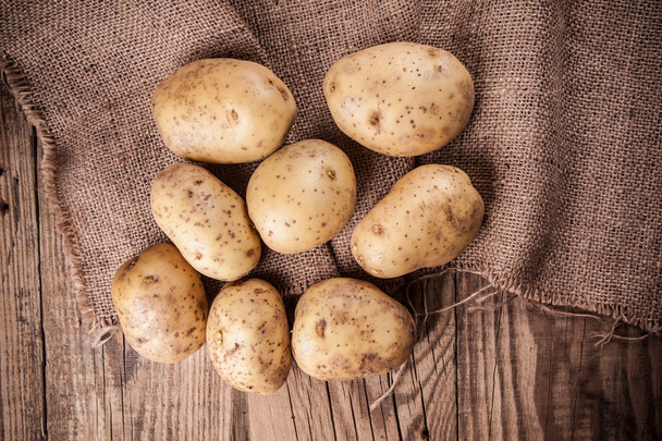 Close-up of Fresh Potatoes - Valokuva, kuva