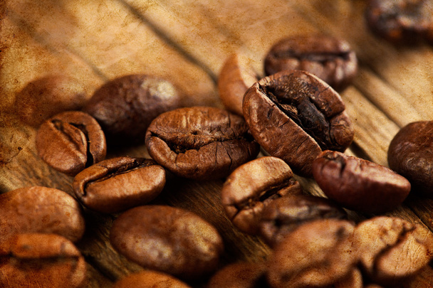 φρυγμένοι κόκκοι καφέ - Φωτογραφία, εικόνα