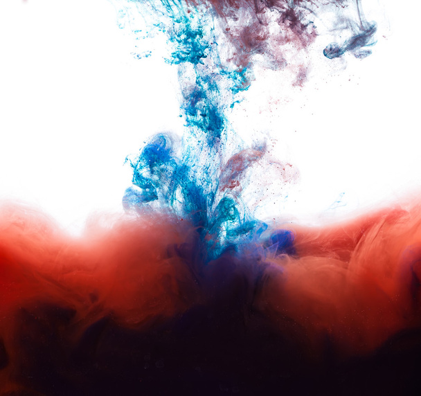 Colorful inks in water - Valokuva, kuva