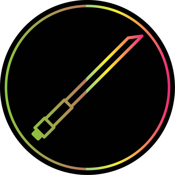 Işın kılıcı ağ ikonu vektör çizimi - Vektör, Görsel