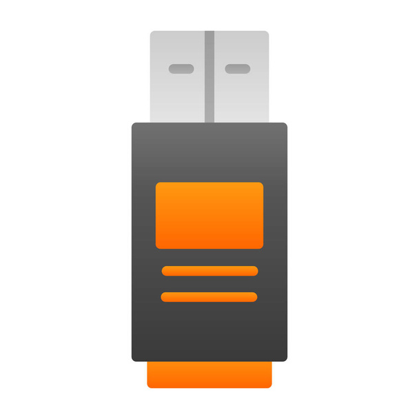 Icono de línea USB. Web sing para el diseño. - Vector, Imagen