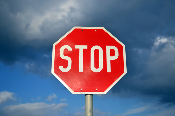 Panneau stop
 - Photo, image
