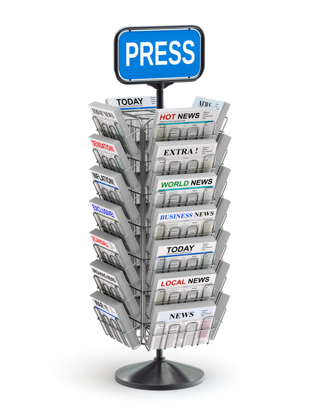 Newspaper stand - Photo, Image