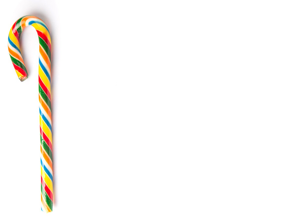 Bastón de caramelo de Navidad multicolor
 - Foto, Imagen
