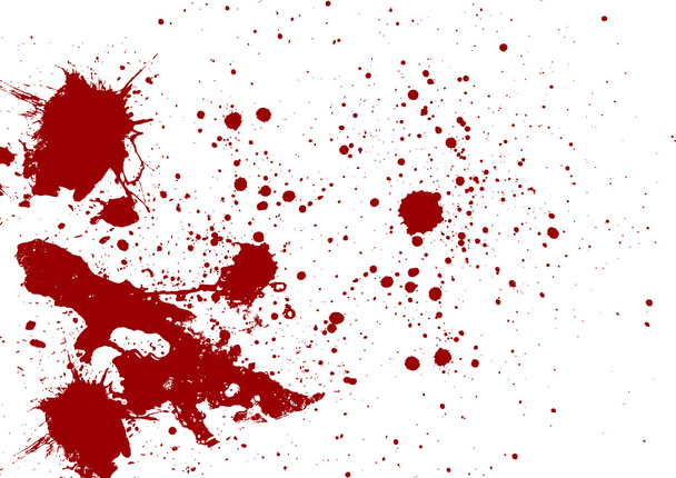 Astratto schizzo di colore rosso su sfondo bianco
 - Vettoriali, immagini