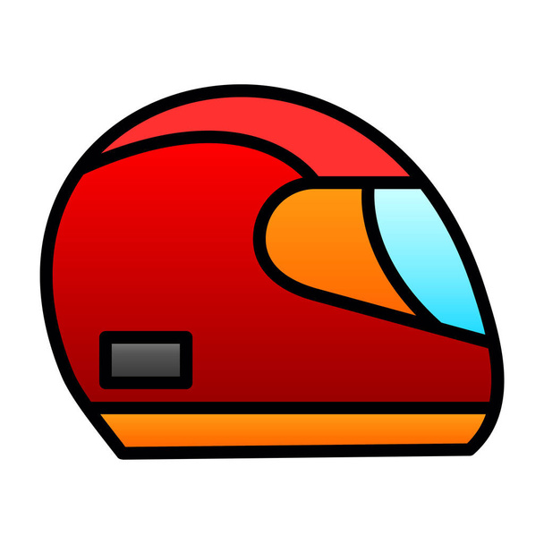 Vektor Racing ikon sisak, ábra  - Vektor, kép