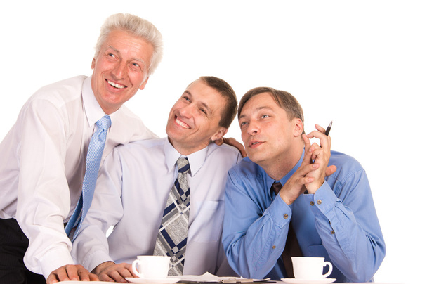 Three good businessmen - Foto, Imagem
