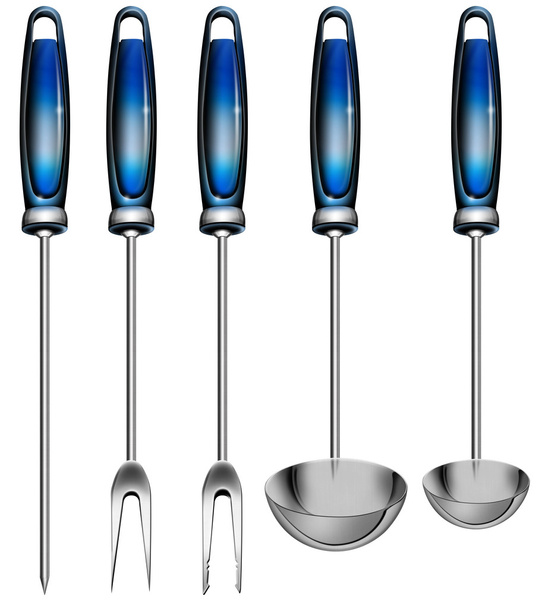 Kitchen utensils on white - Photo, Image