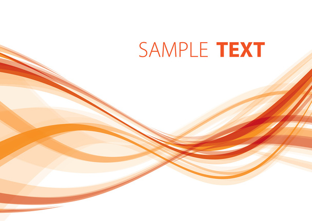 Orange abstract lines - Vector, Image