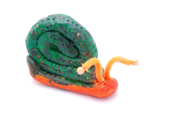 Escargot décoratif en argile
 - Photo, image