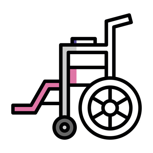 иконка с коляской, векторная иллюстрация - Вектор,изображение