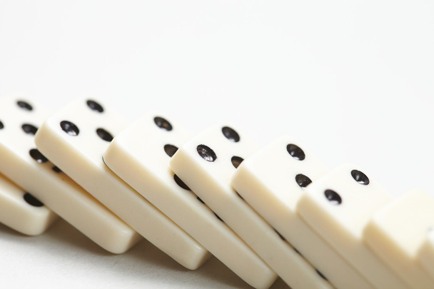 Kawałki różnych domino - Zdjęcie, obraz