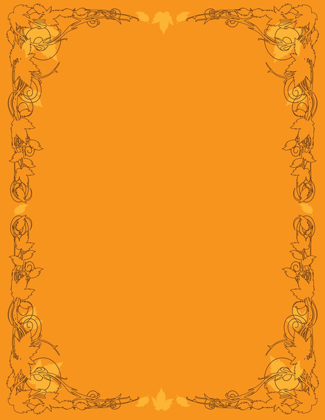 Autumn Stationery - Vector, Image