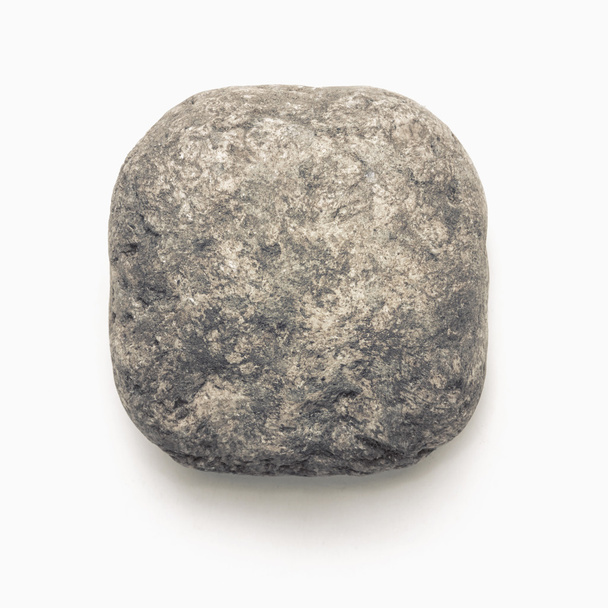 Természetes kő alakú Hossz-élhajlító négyzet alakú ikon elszigetelt sablon  - Fotó, kép