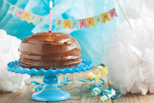 Birthday Chocolate Cake - Photo, image