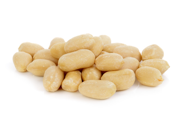 peanuts on white background - Фото, изображение