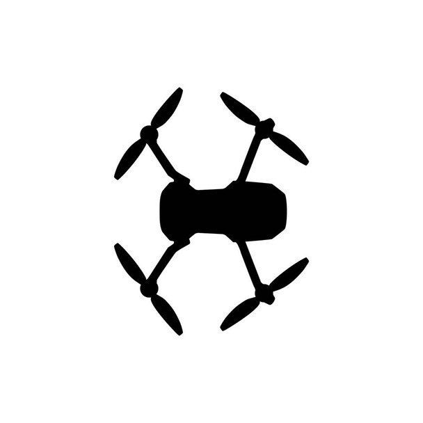 Câmera de drone ou silhueta de UAV, estilo liso, pode usar para ilustração da arte, aplicações, Web site, pictograma, grama do logotipo, ou elemento gráfico do projeto. Ilustração vetorial  - Vetor, Imagem