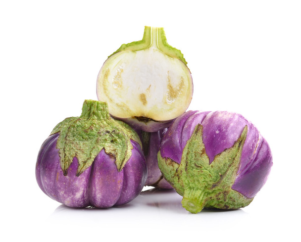 eggplant on white background - Photo, Image