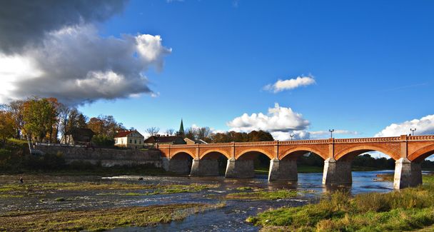 Historical bridge in Kuldiga, Latvia. - Photo, Image