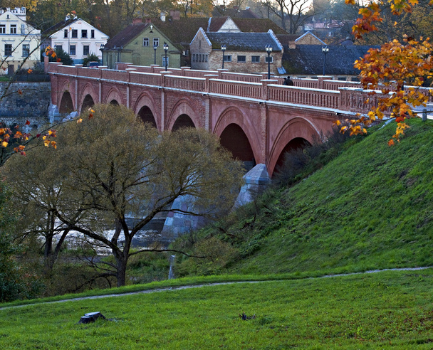 Historical bridge in Kuldiga, Latvia. - Photo, Image
