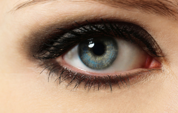 Female eye close up - Fotoğraf, Görsel