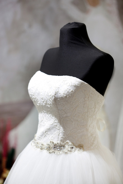 Wedding dresses in shop - 写真・画像