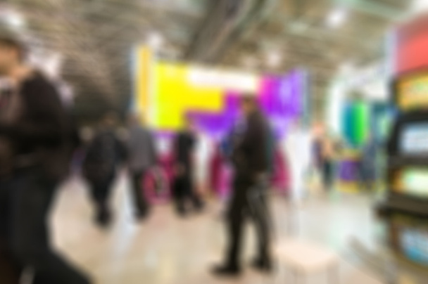 Generic trade show blur background - Foto, afbeelding