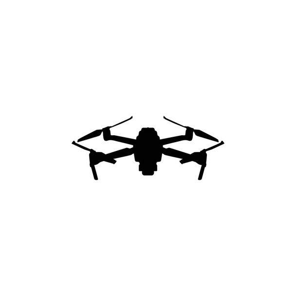 Cámara de dron o silueta UAV, Estilo plano, Puede utilizar para ilustración de arte, Aplicaciones, Sitio web, Pictograma, Gramo de logotipo, o elemento de diseño gráfico. Ilustración vectorial  - Vector, Imagen