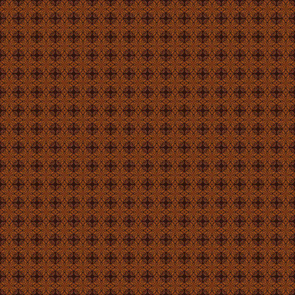 orange motif sans couture ligne florale - Photo, image