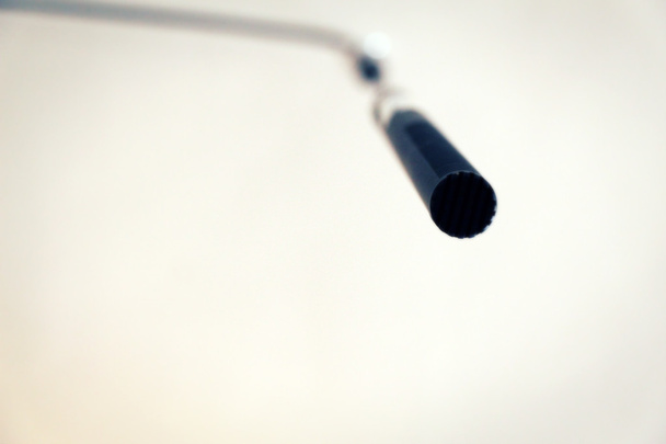 Condenser microphone hanging from the ceiling - Photo, Image