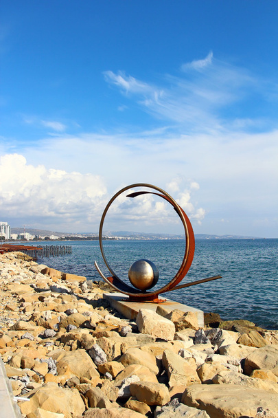 Rzeźby w parku Molos, Limassol - Zdjęcie, obraz