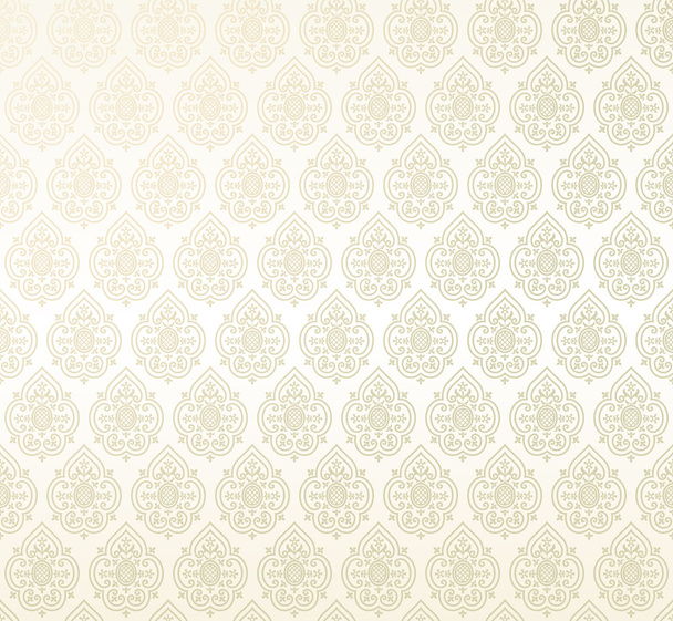 Seamless damask wallpaper - Vektor, kép