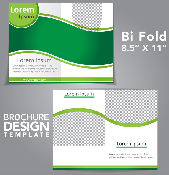 Bi Fold Brochure Vector Design - Vector, afbeelding