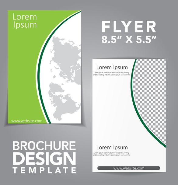 Flyer Brochure Vector Design - Vector, afbeelding
