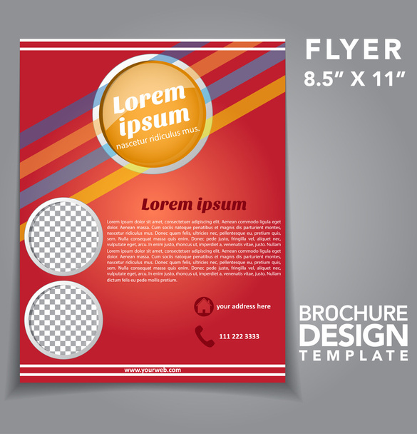 Flyer Brochure Vector Design - Vector, afbeelding