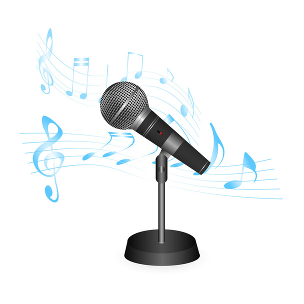 Microphone Illustration - Vector, Image
