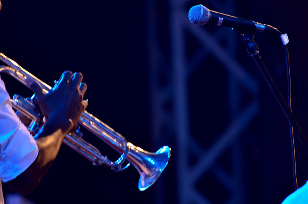 Jouer du saxophone
 - Photo, image