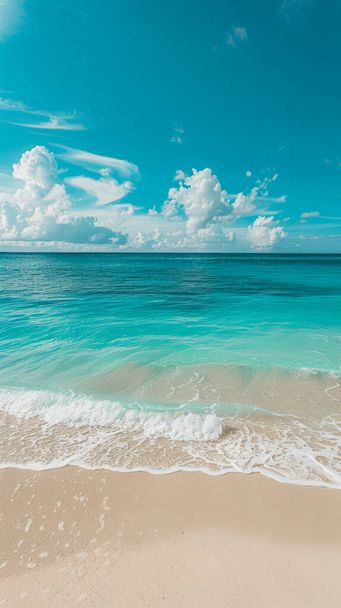 Blaues Meer und tropischer Strand auf den Malediven - Foto, Bild